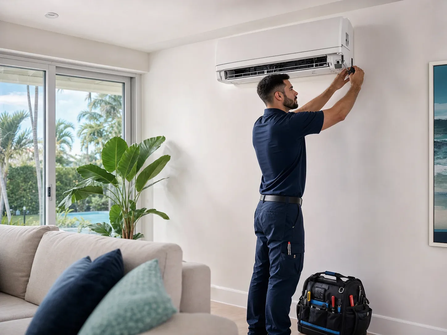 Instalación de aire acondicionado